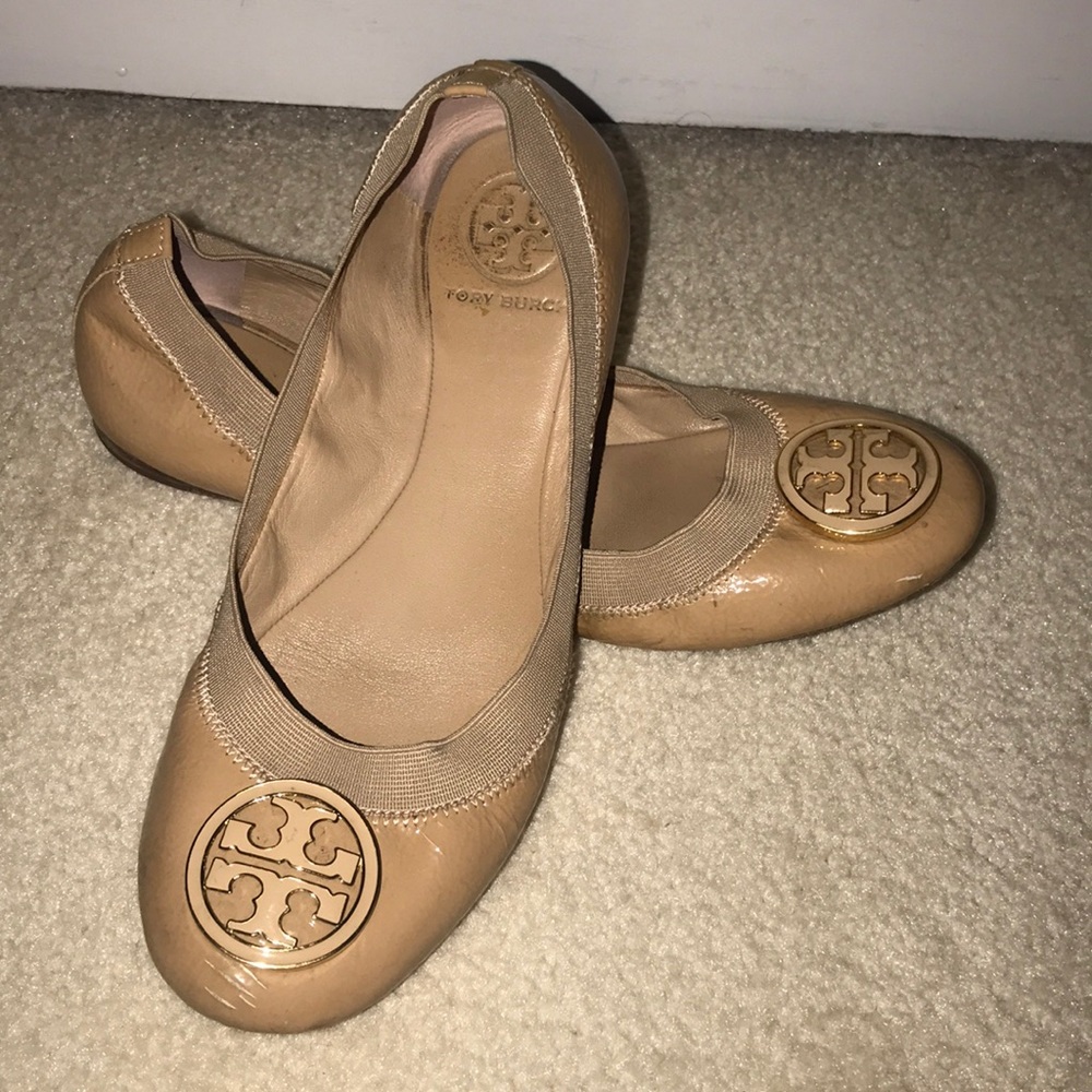 Tory Burch tan flats